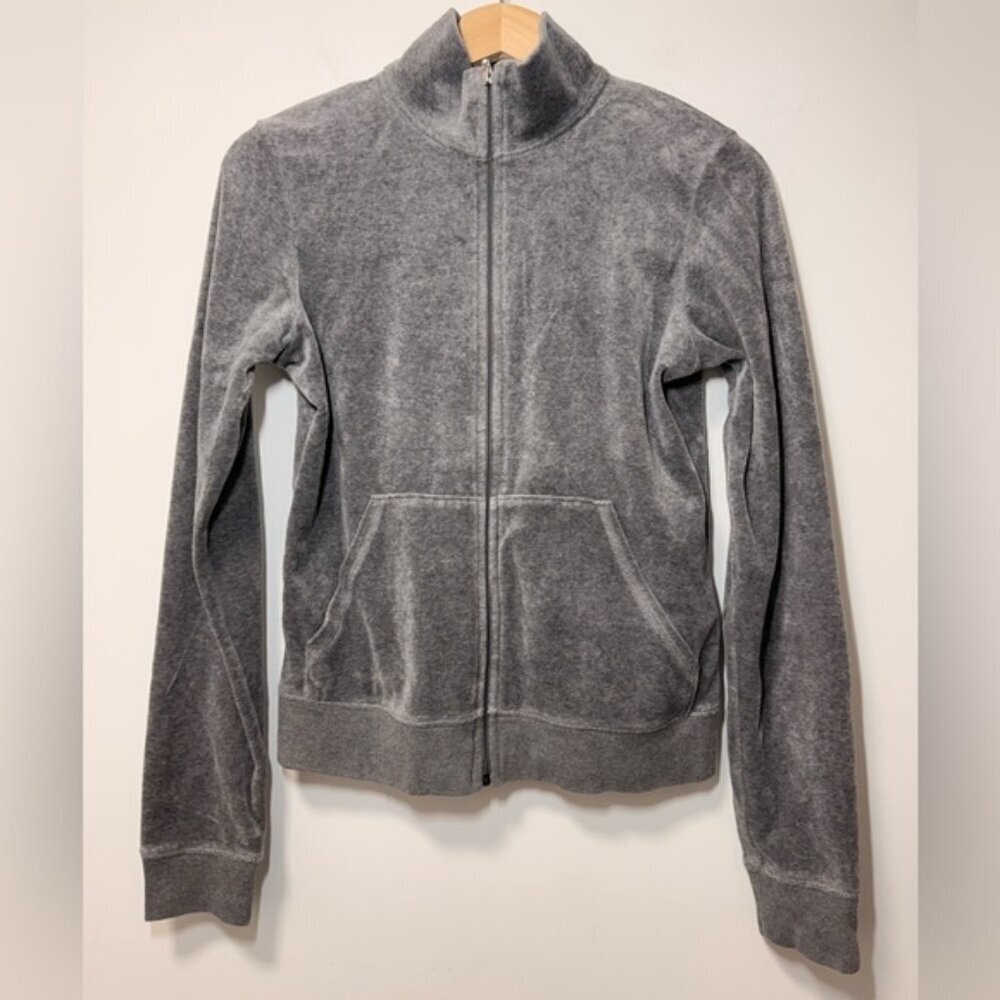 Juicy Couture Gray Zip-Up Jacket size M